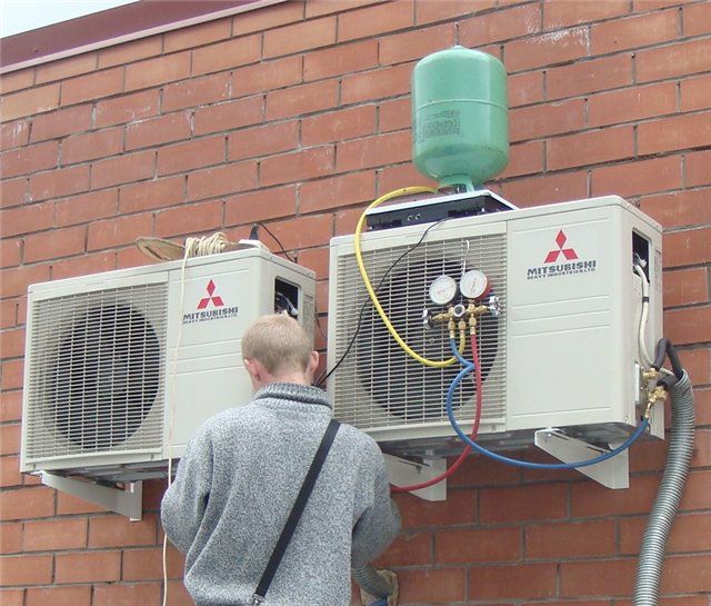 Filling the air conditioner with freon: refueling, instructions, the importance of the diameter of the copper pipes