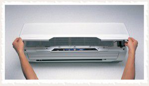 Installation, dismantling and repair of the indoor unit of the air conditioner: elimination of leaks and freezing