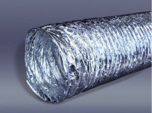 Foil corrugated pipe