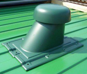 ventilation outlet with hood