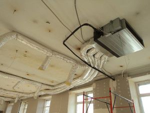 installation of the DAIKIN channel system