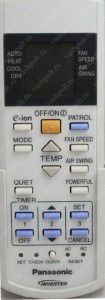 remote control for air conditioner PANASONIC CWA75C3006