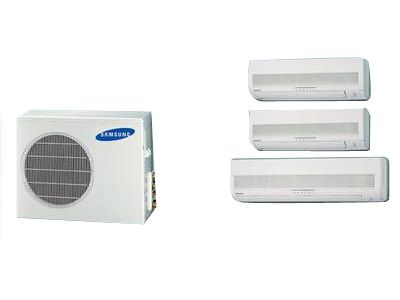 multi-split system with 3 indoor units