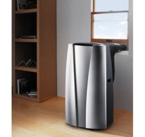 mobile air conditioner in the interior