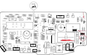 air conditioner control board printed circuit
