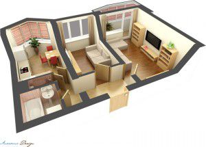 two-room ruler