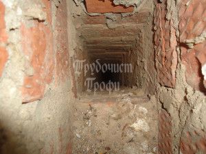 this brick ventilation duct is still in perfect condition