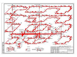 Heating scheme for an apartment building