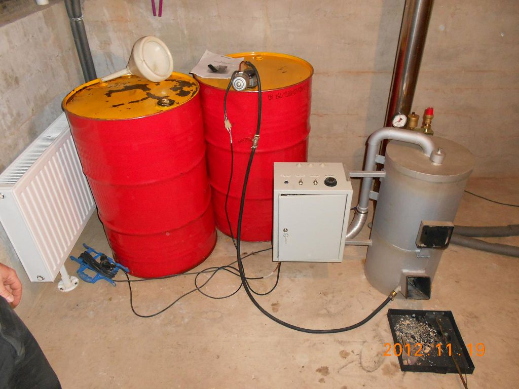 Instalacija domaćeg otpadnog ulja