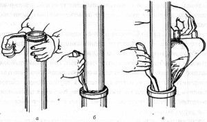 self-sealing of the socket joint