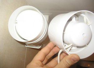 exhaust fan with non-return valve