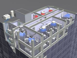 Diagram of a multi-zone air conditioning system