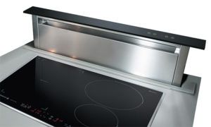 Telescopic cooker hood