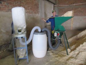 Monoblock aspiration in the woodworking shop