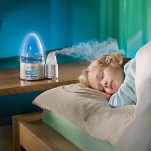 In humid air, the child is much less likely to