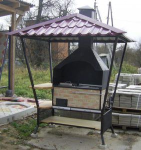 Example of a metal hood