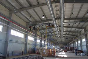 proizvodni sustav dotoka i odljeva zračnih struja